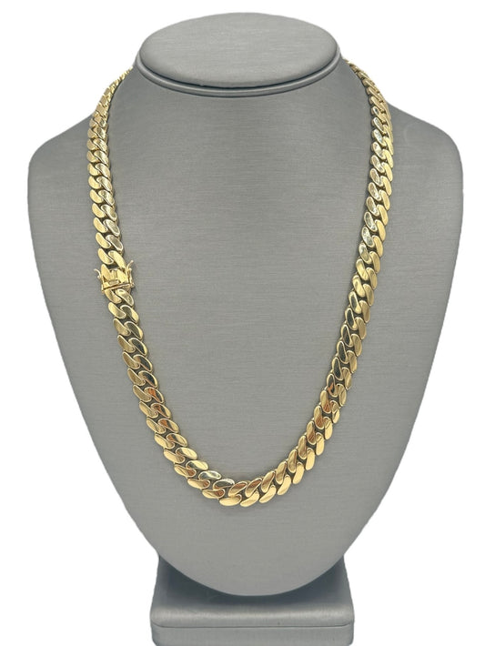 New 14K Miami Cuban Chain 22” (9.7MM). H.J™️