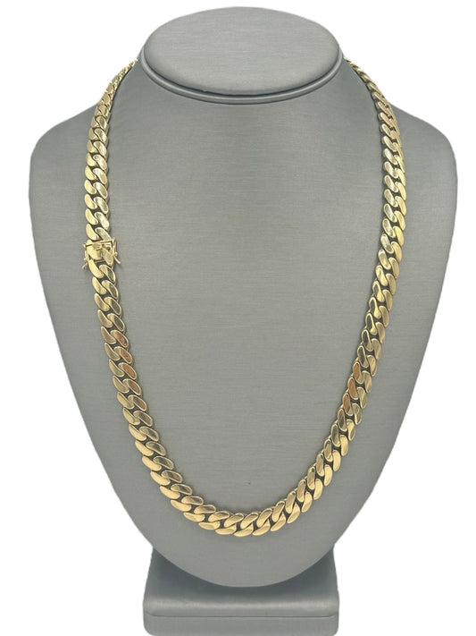 New 14K Miami Cuban Chain 24” (9.7MM). H.J™️